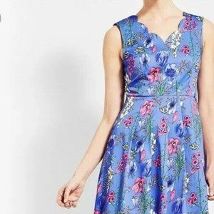 Talbot - Spring Garden Fit and Flare Dress